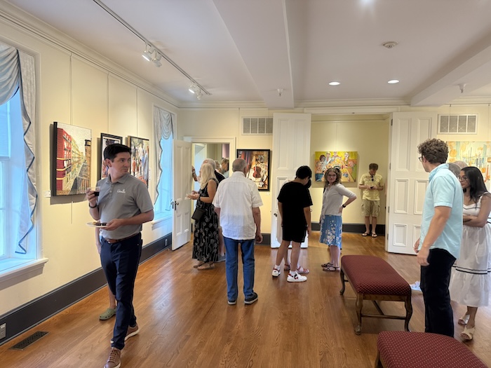 Paintings and mixed media at Fine Arts League of Cary exhibition