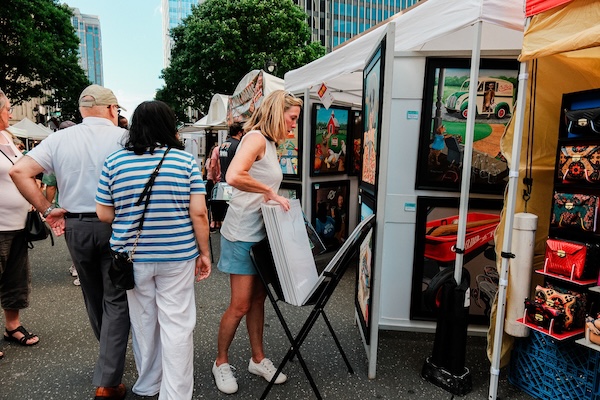 Live music performance at Artsplosure Raleigh