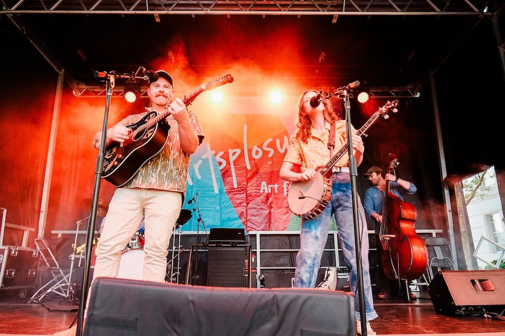 Live music performance at Artsplosure Raleigh