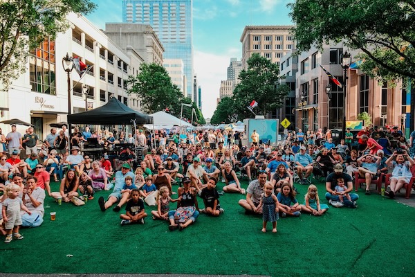 Live music performance at Artsplosure Raleigh