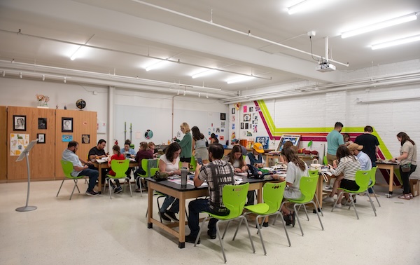 Ceramics studio at Artspace