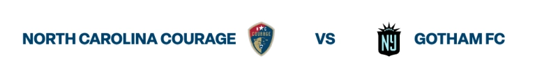 NC Courage vs Gotham FC