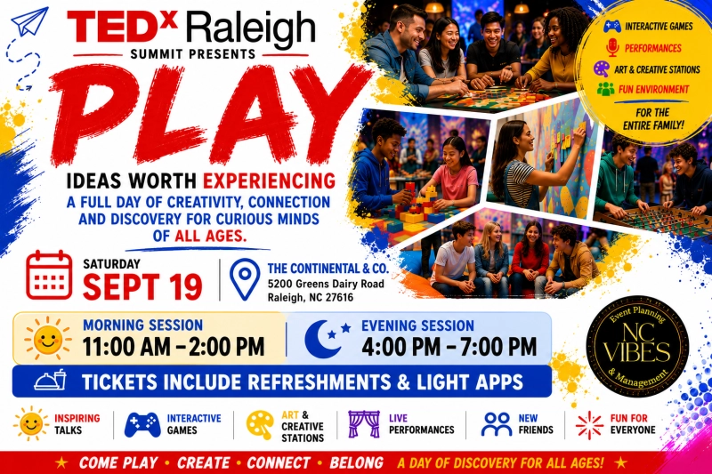 TEDxRaleigh PLAY 2026