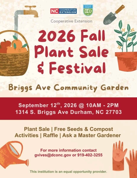 Fall Festival and Plant Sale at Briggs Avenue Community Garden