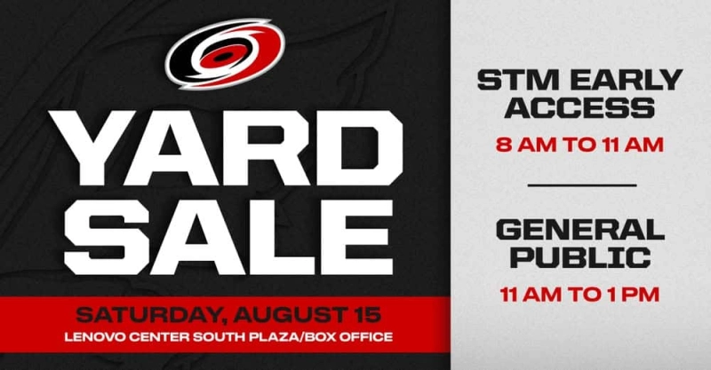Carolina Hurricanes Yard Sale