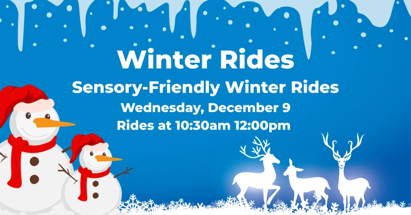 Sensory-Friendly Winter Rides at New Hope Valley Railway 