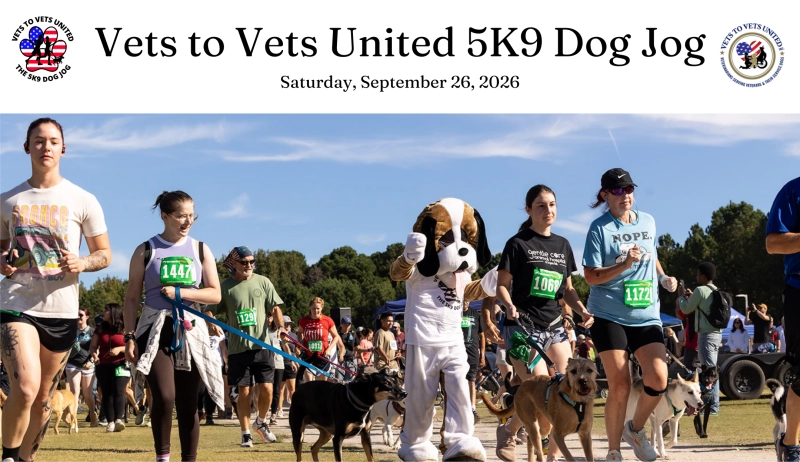 The 5K9 Dog Jog Presented by Vets to Vets United