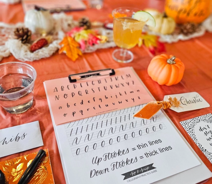Modern Calligraphy and Pumpkin Lettering for Beginners