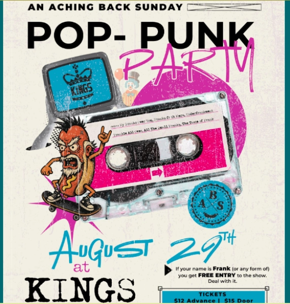 Aching Back Sunday Pop-Punk Tribute Concert