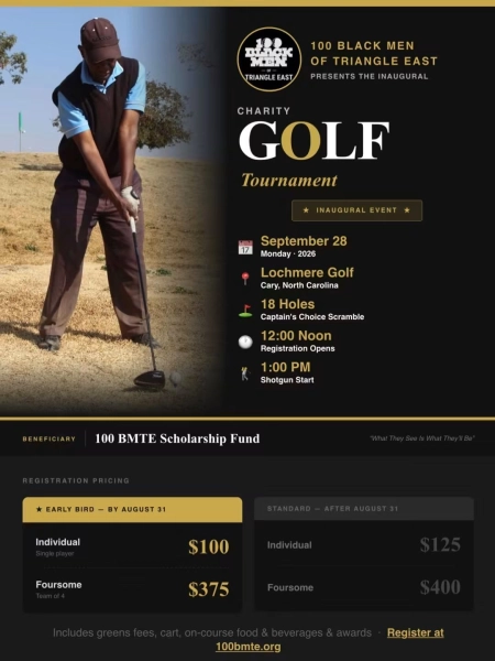 100BMTE Inaugural Charity Golf Tournament