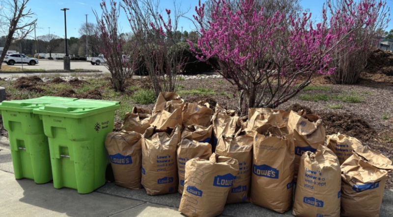 Biodegradable Yard Waste Bag Giveaway at Buffaloe Road Athletic Park