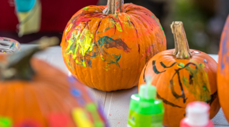 Family Pumpkin Painting