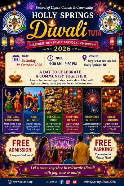 TUTA Holly Springs Diwali