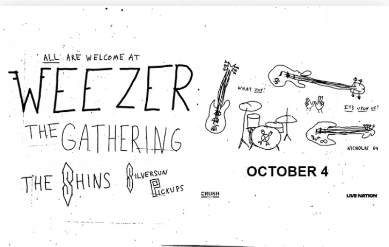 Weezer: The Gathering Tour with The Shins and Silversun Pickups