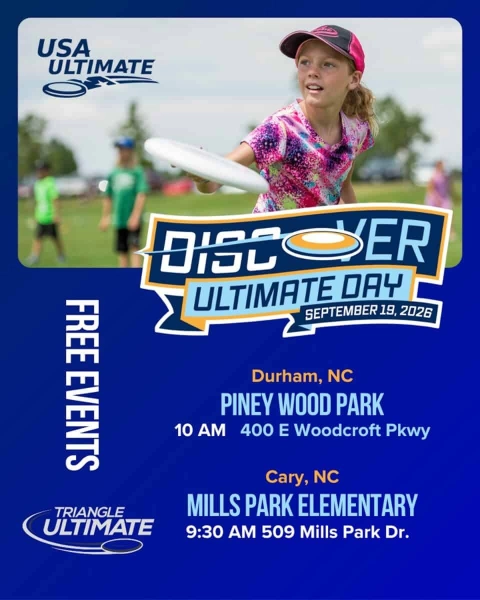 DISCover Ultimate Day: Intro to Ultimate for Youth