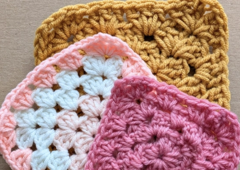 Youth Crochet Level 2: Granny Squares