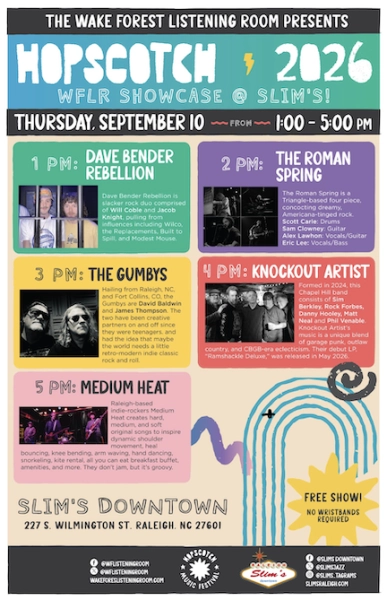 Hopscotch Day Party presented by The Wake Forest Listening Room
