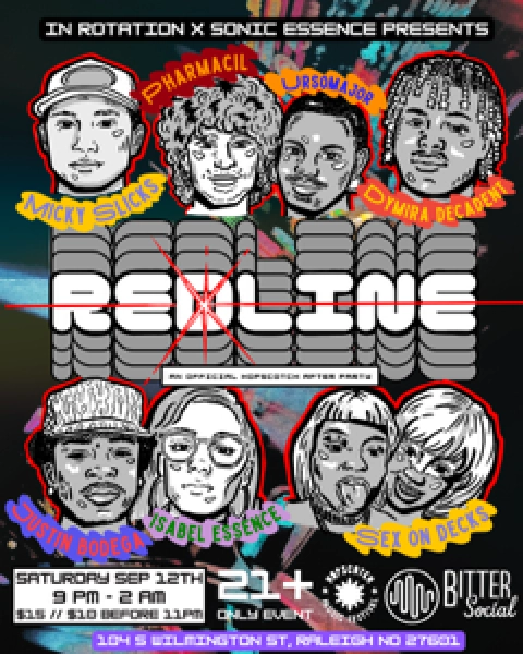 In Rotation x Sonic Essence present Redline at Bitter Social