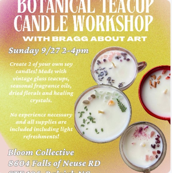Botanical Teacup Candle Making Workshop