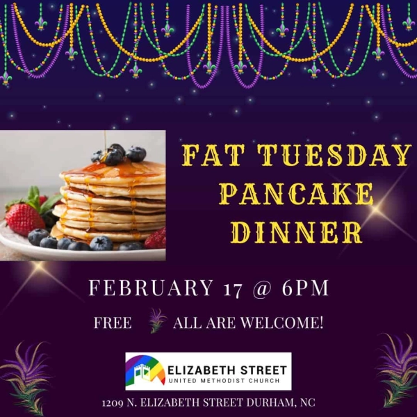 Free Fat Tuesday Pancake Feast
 -  - Poster