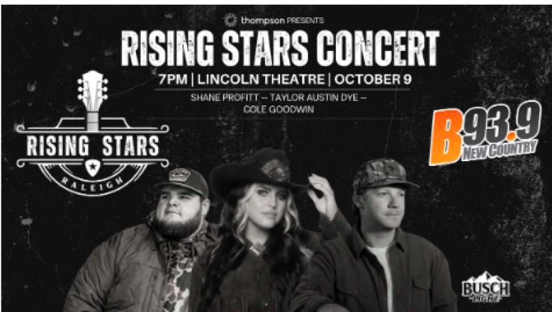 B93.9’s Rising Stars: Shane Profitt, Taylor Austin Dye, and Cole Goodwin