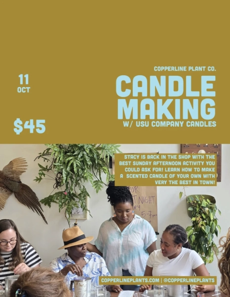 Candle Making with Usu Company Candles