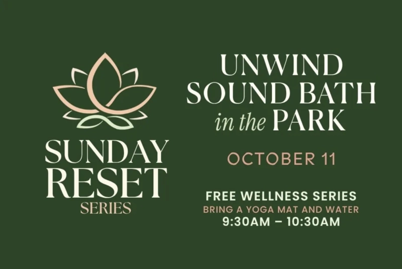 Sunday Reset Series: Unwind Sound Bath in the Park
