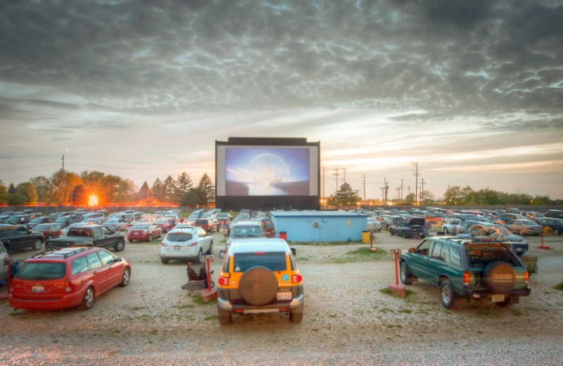 Drive-In Movie at the Park