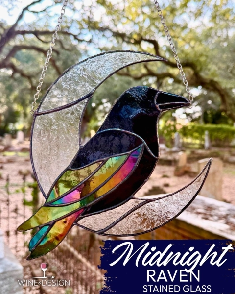 Midnight Raven Stained Glass Workshop