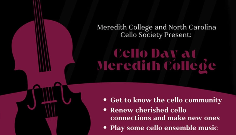 Cello Day at Meredith College with the North Carolina Cello Society