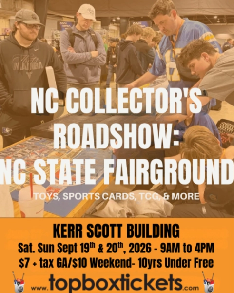 NC Collector's Roadshow: Sports Cards, Pokémon, and TCG Expo