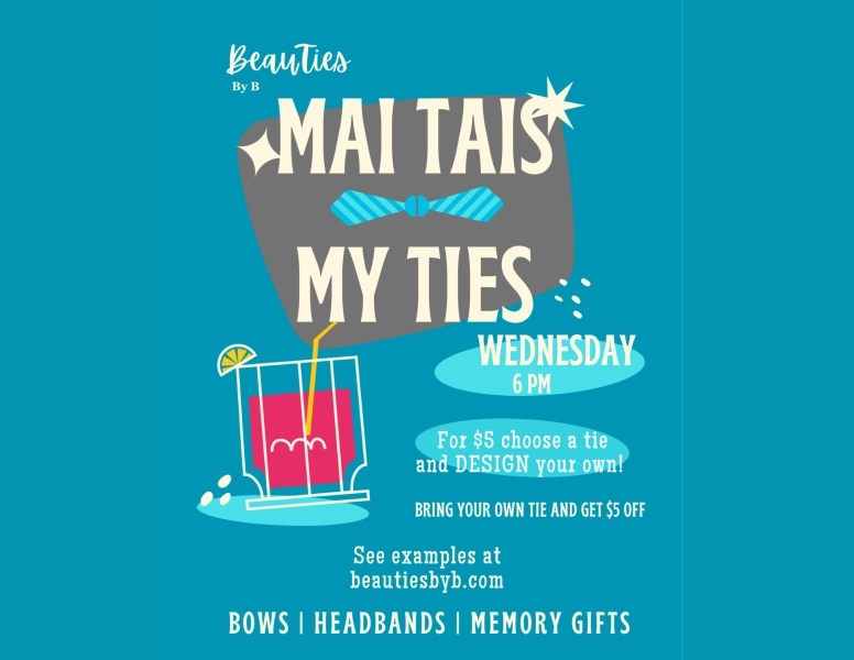 BeauTies Craft Night at Wolfe & Porter