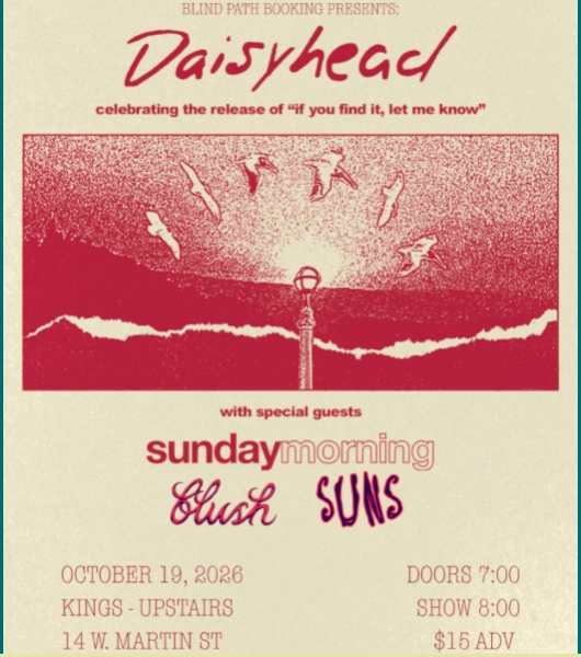 Daisyhead, Sunday Morning, Suns, and Blush Live