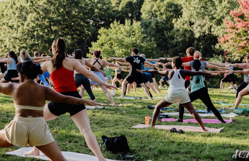 Fitness Class at Pullen Park: Mom + Mini