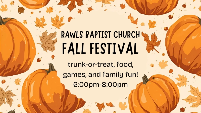 Rawls Baptist Church Fall Festival