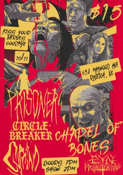 Prisoner, Circle Breaker, and Cyprian Live in Concert