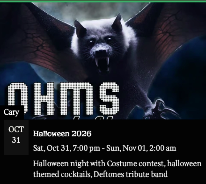 NHMS Halloween Night