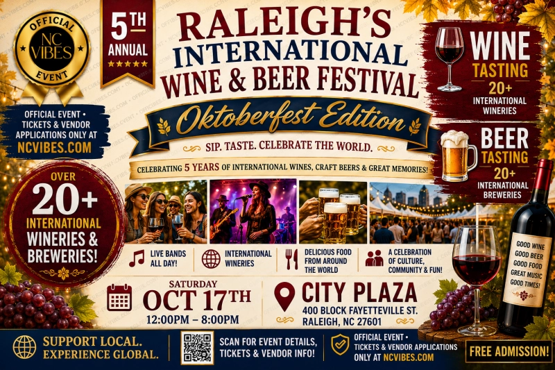 Raleigh International Wine and Beer Festival 2026