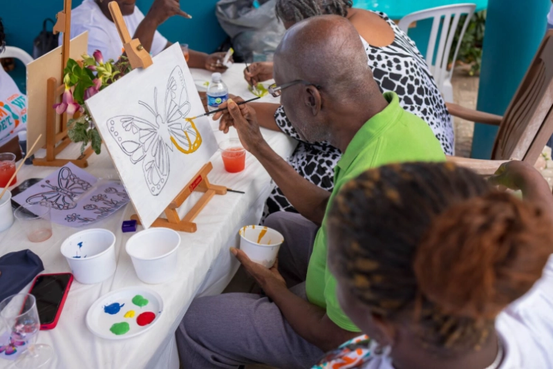 Seniors Without Walls: Sip-n-Paint with Humana