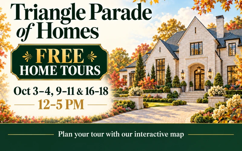 Triangle Parade of Homes 2026: Free home tours