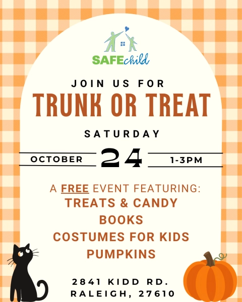 Trunk or Treat at SAFEchild NC 