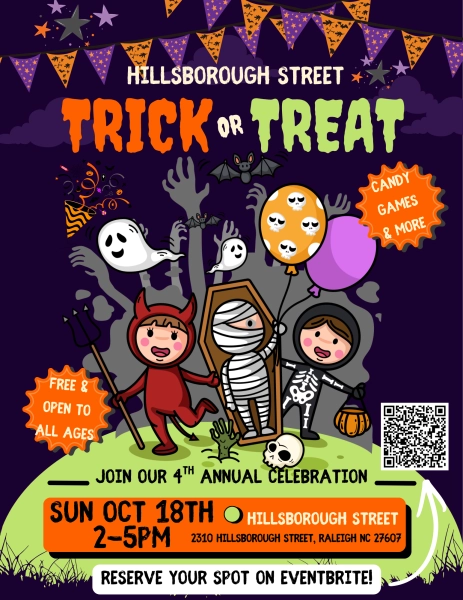 Hillsborough Street Trick or Treat 2026