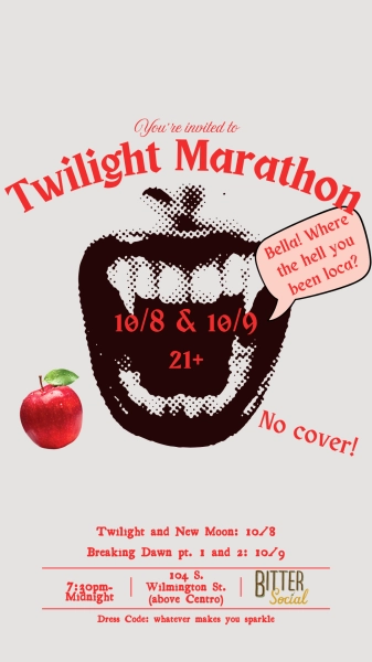 Twilight Marathon at Bitter Social
