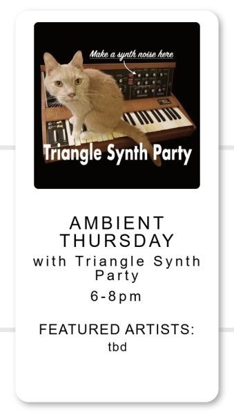 Triangle Synth Party: Ambient Thursday