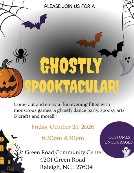 Green Road's Ghostly Spooktacular