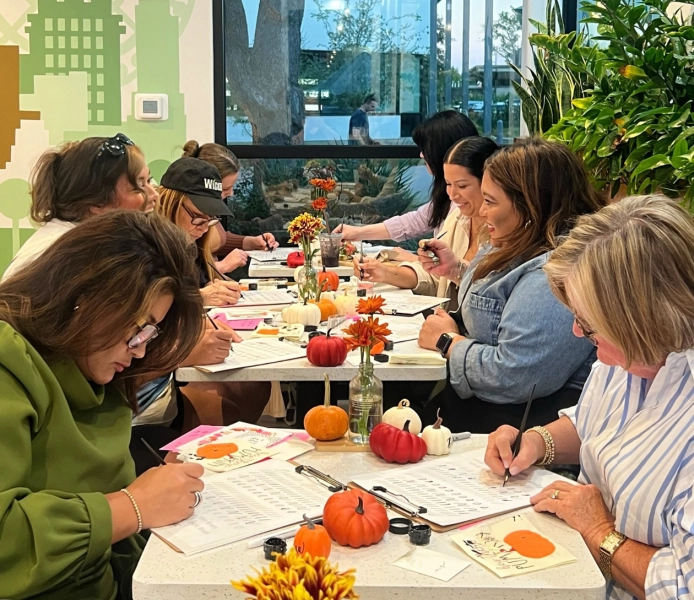 Modern Calligraphy & Pumpkin Lettering