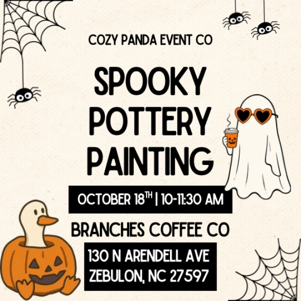 Spooky Pottery Painting