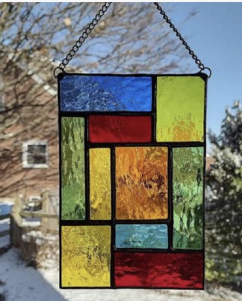 Geometric Stained Glass Suncatcher Workshop