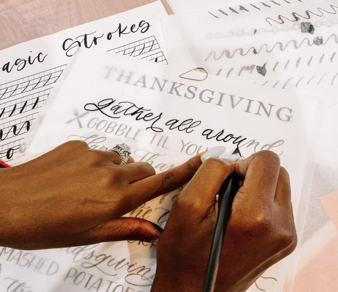 Modern Calligraphy and Place Card Lettering Workshop