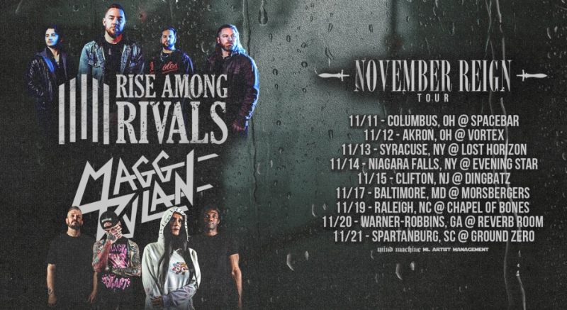 Rise Among Rivals and Magg Dylan Live at Chapel of Bones